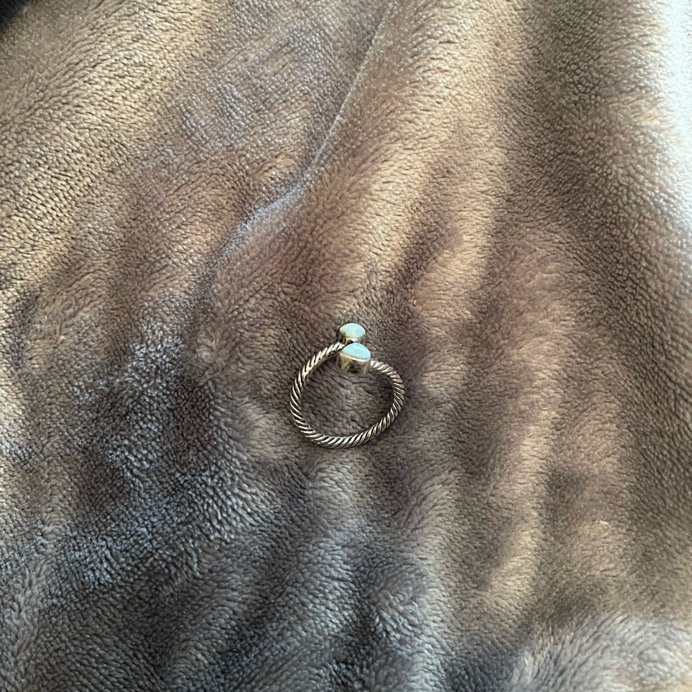 Larimar Sterling Silver Ring. Adjustable. - image 2